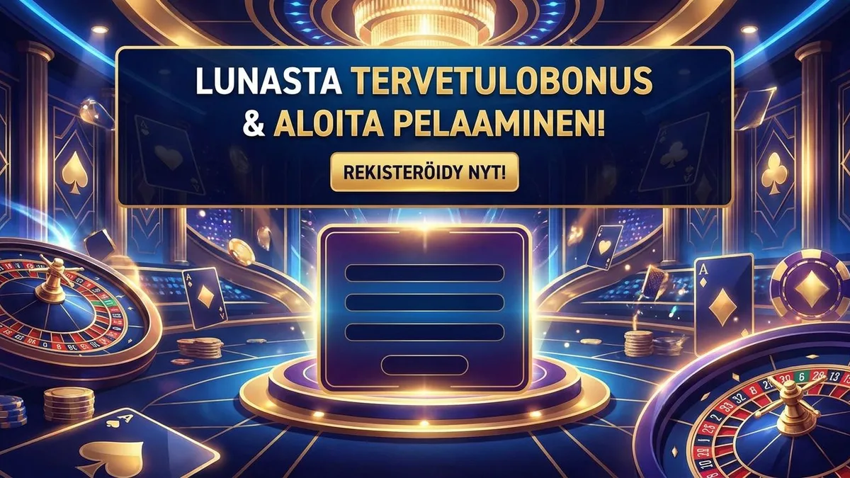 Rekisteröidy bonuksella